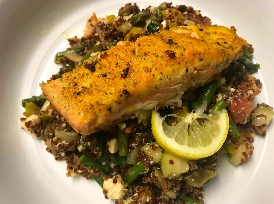 Asparagus, Feta, and Quinoa Salad