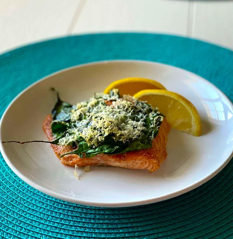 Herb-Crusted Baked Salmon Steaks