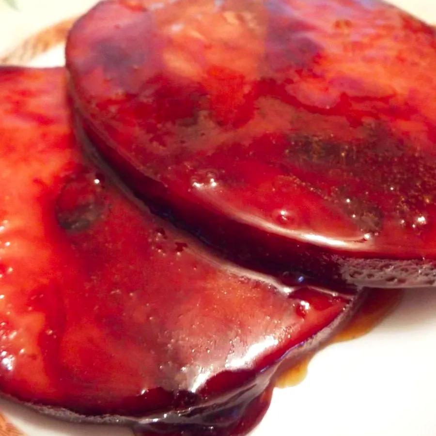 Delicious Maple-Glazed Ham Steaks for Two