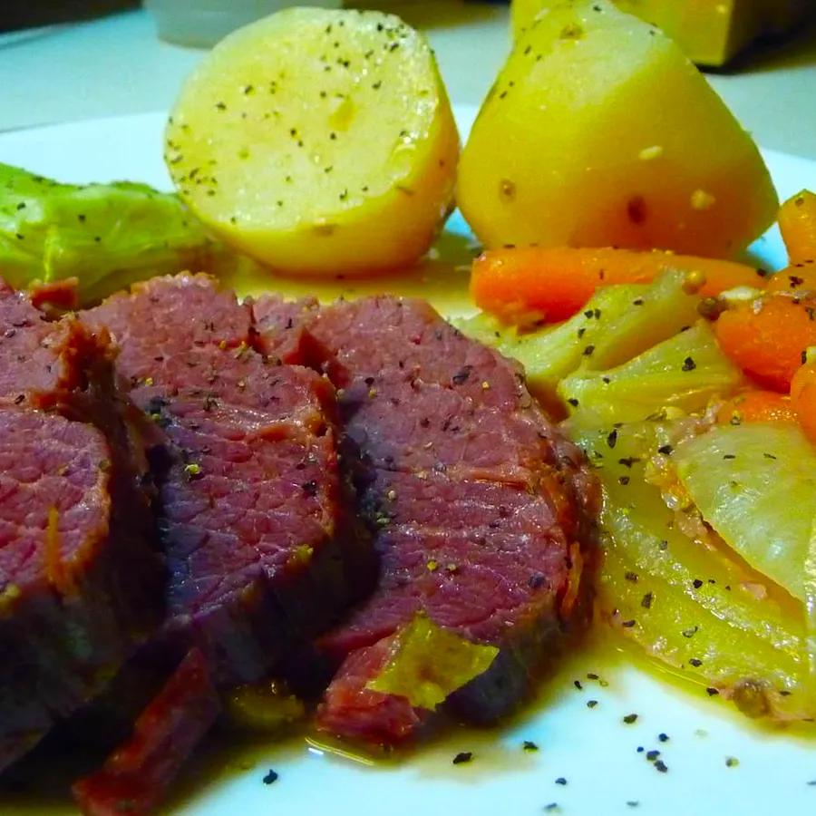 Simple Corned Beef and Cabbage