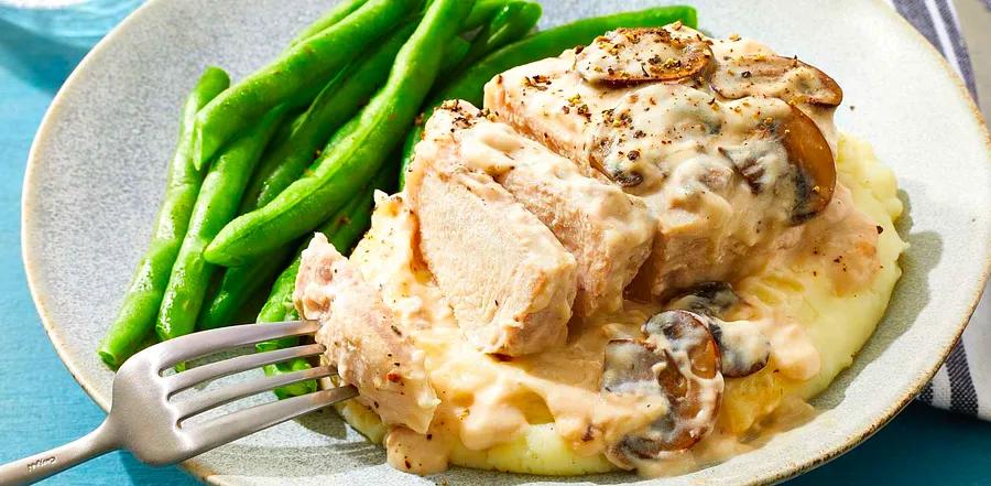 Oven-Baked Pork Chops with Creamy Mushroom Soup