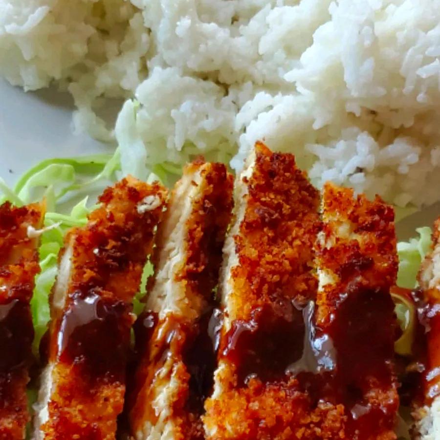 Ashley’s Crispy Chicken Katsu with Sweet Tonkatsu Sauce