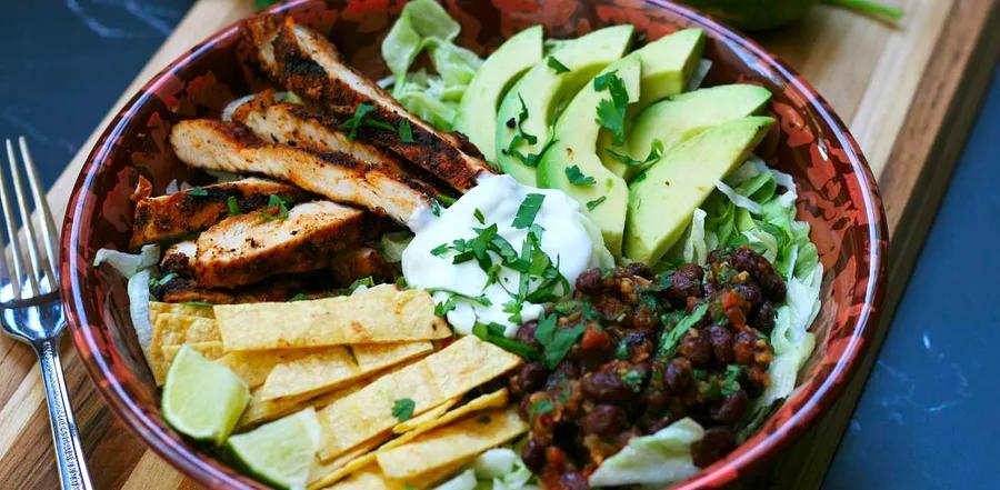 Grilled Chicken Taco Salad