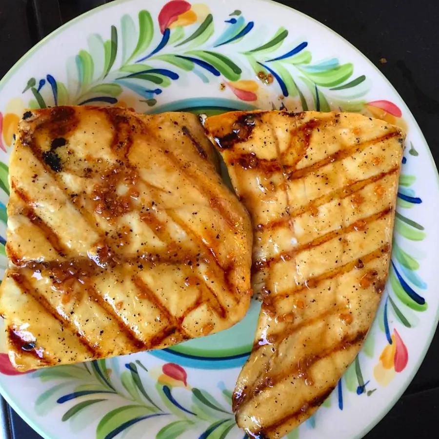 Grilled Halibut Steaks