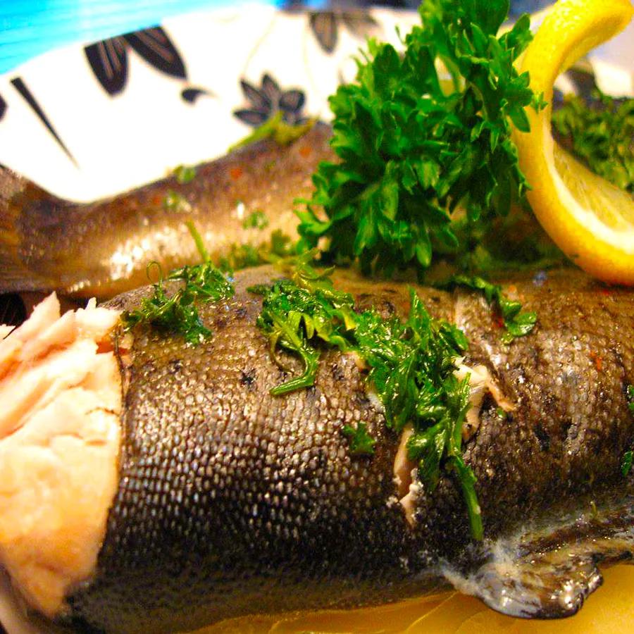 Wine-Infused Grilled Foil Trout