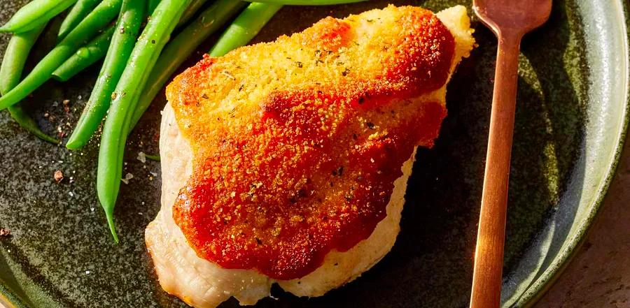 Crispy Parmesan-Coated Chicken