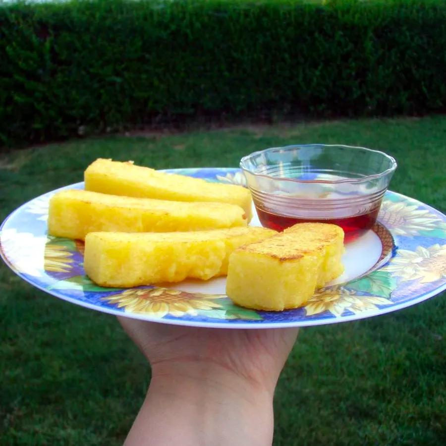 Crispy Fried Cornmeal Mush