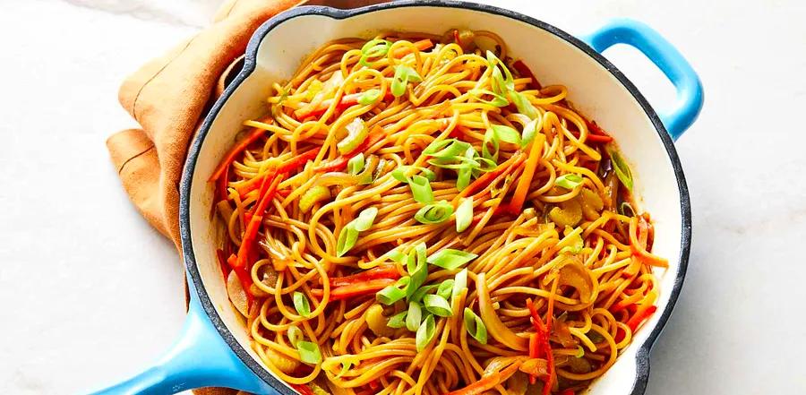 Vegetable Lo Mein Noodles