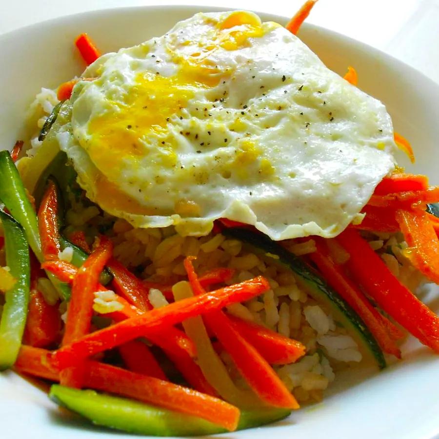 Vegetarian Bibimbap Bowl