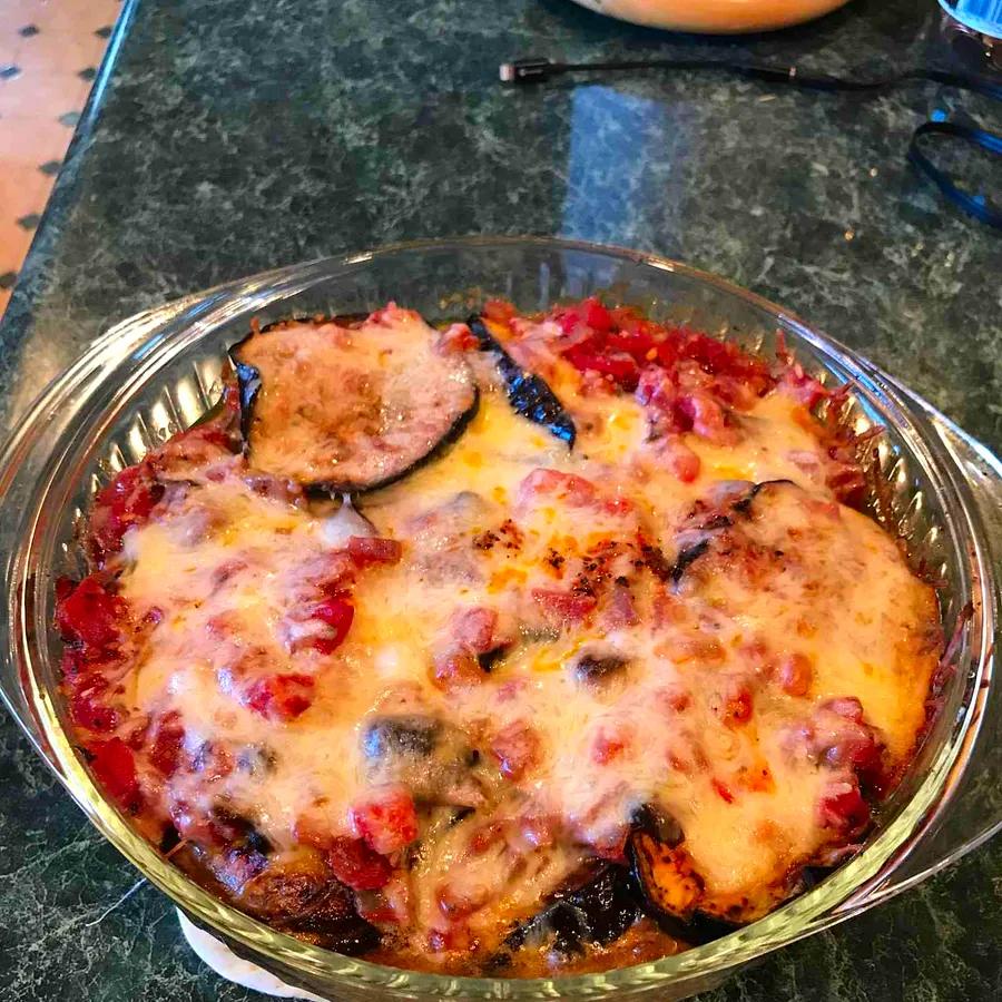 Savory and cheesy Eggplant Parmesan Casserole