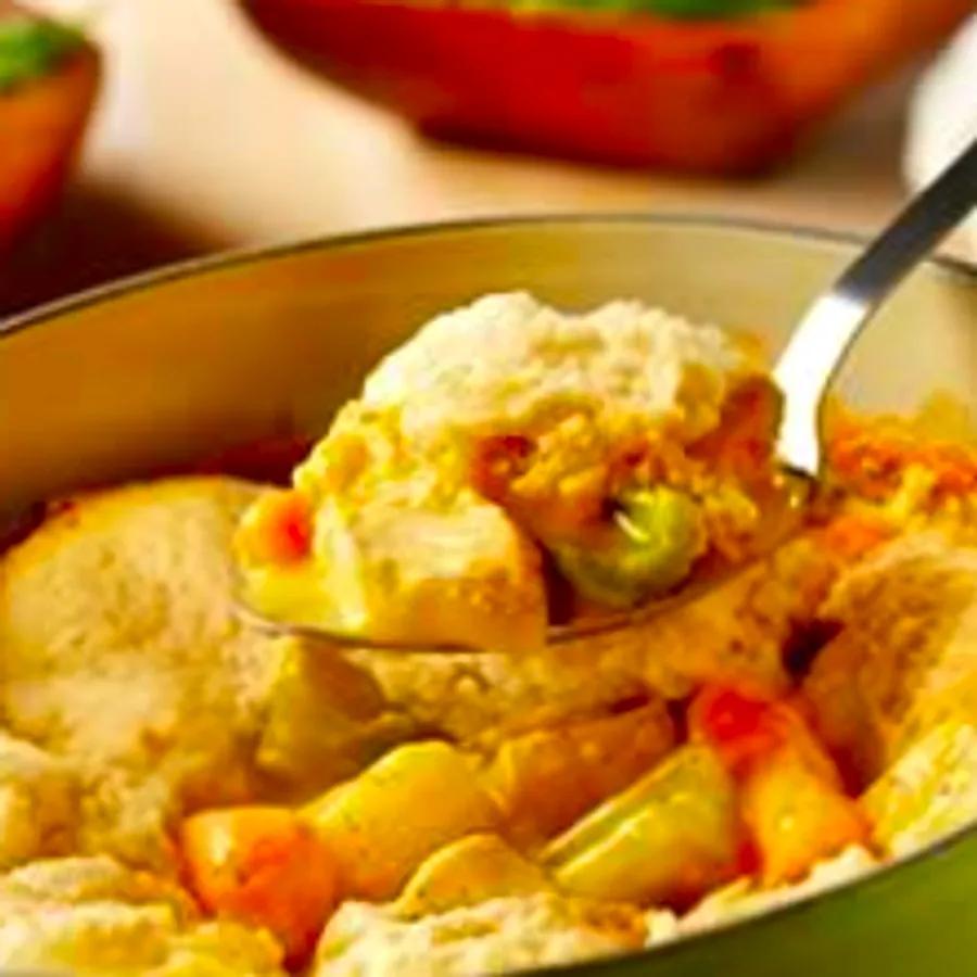 Campbell's® Slow-Cooker Chicken and Dumplings is a delicious, comforting dish that combines tender chicken, vegetables, and creamy soup, all slow-cooked to perfection and topped with fluffy, homemade-style dumplings.