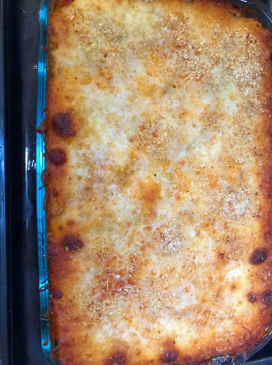 Cheryl's Cheesy Spinach Pasta Bake