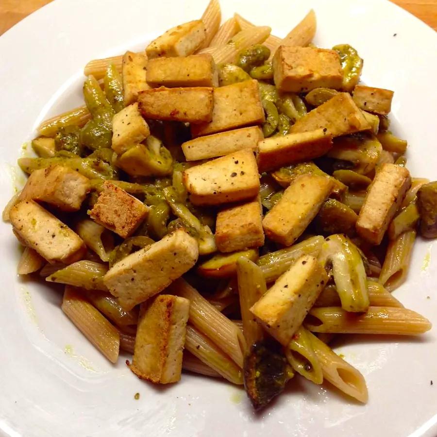 Tofu Pesto Pasta