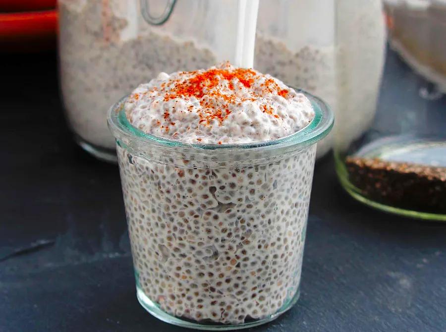 Coconut Milk Chia Pudding with a Creamy Texture