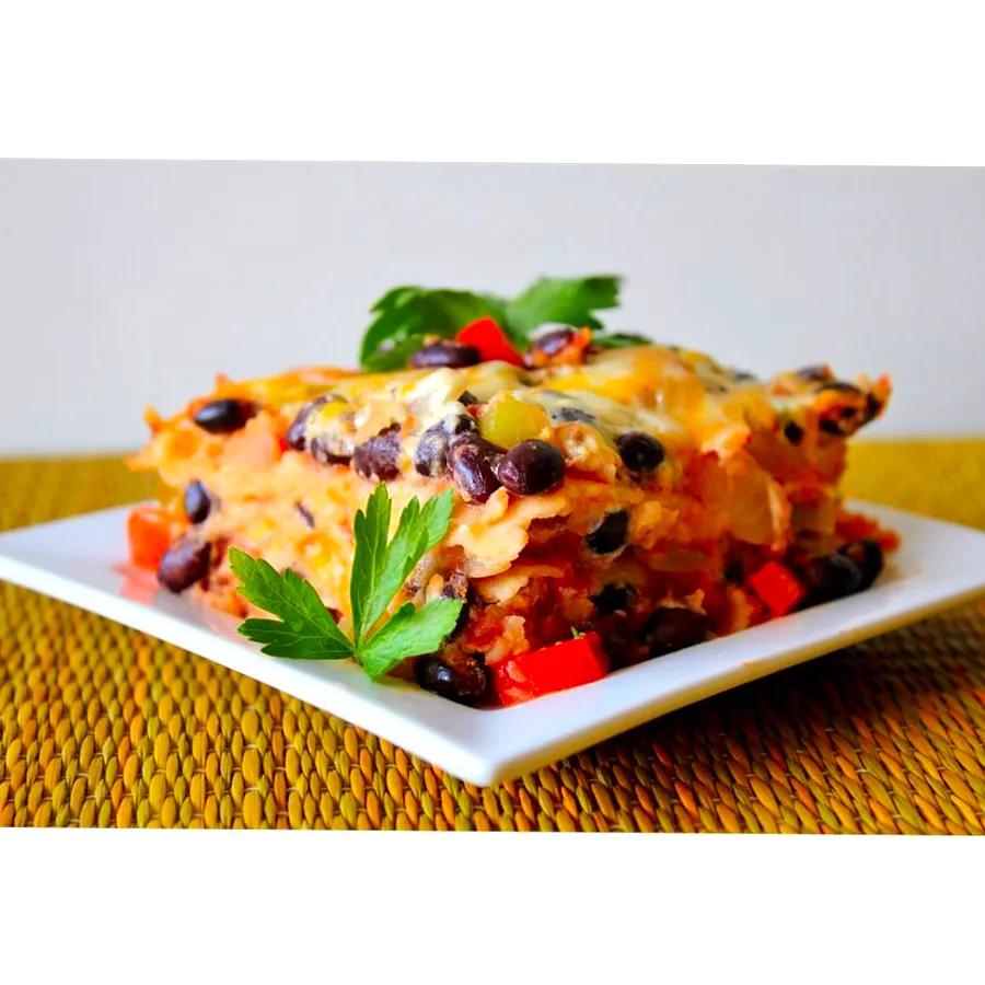 Black Bean Tortilla Lasagna