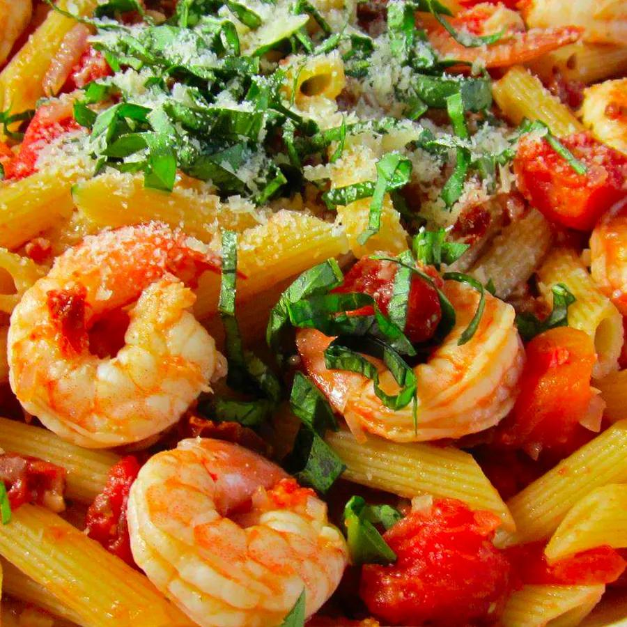 Shrimp Penne Pasta