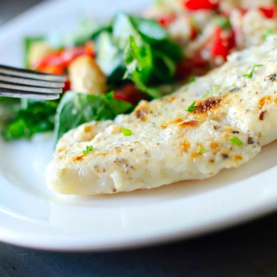 Lighter Broiled Tilapia Parmesan for a Healthier Twist