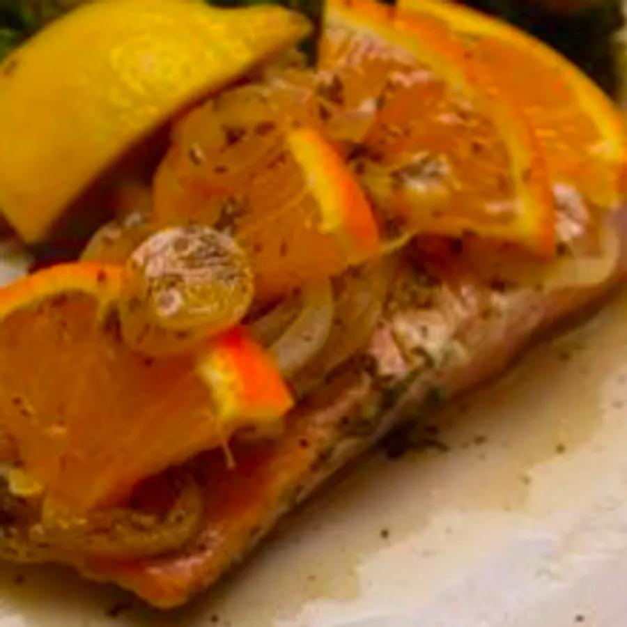 Orange-Infused Roasted Salmon