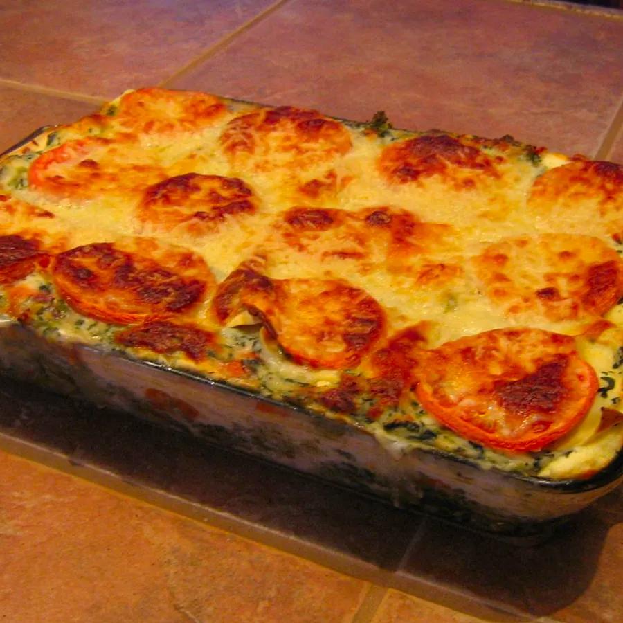 Vegetable-Laden Cheesy Lasagna