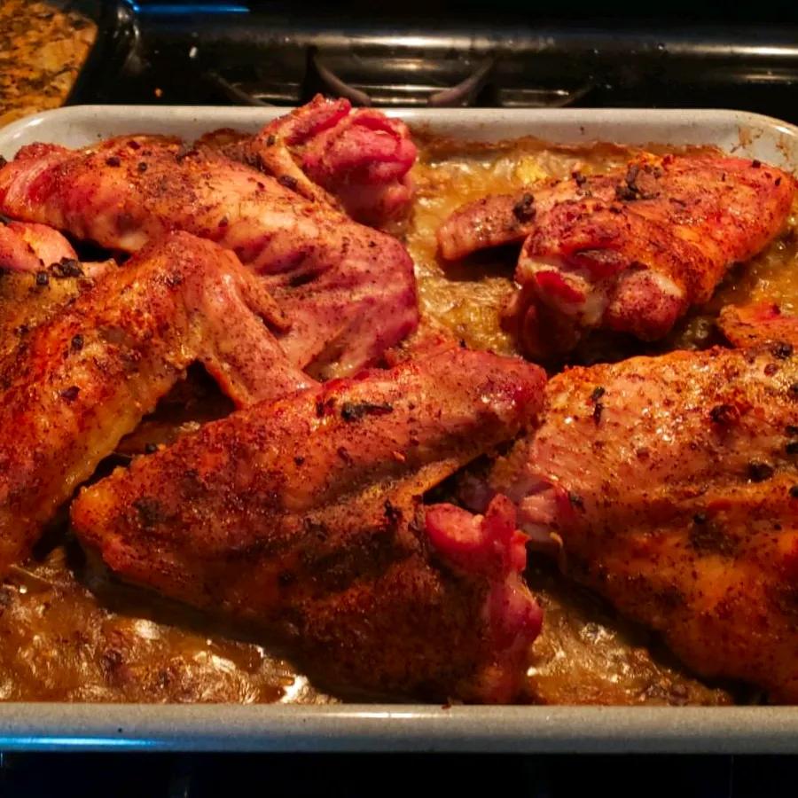 Simple Baked Turkey Wings