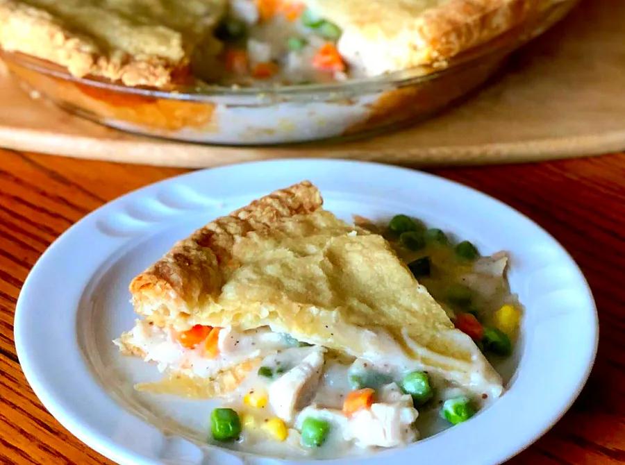 Chicken Pot Pie with Puff Pastry