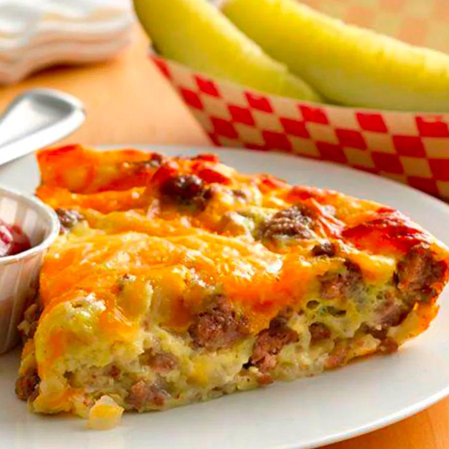 Simple and Delicious Cheeseburger Pie