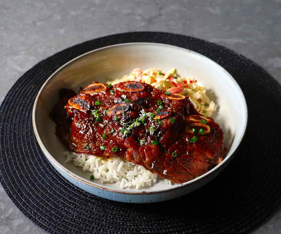 Chef John gives Korean BBQ short ribs a delicious twist with a traditional teriyaki marinade, creating a perfect fusion of flavors.