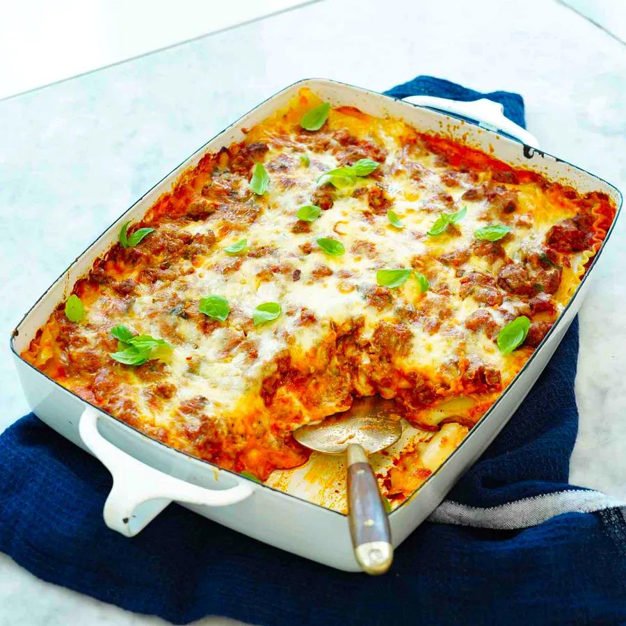 Ultimate Lasagna with Ricotta Bechamel