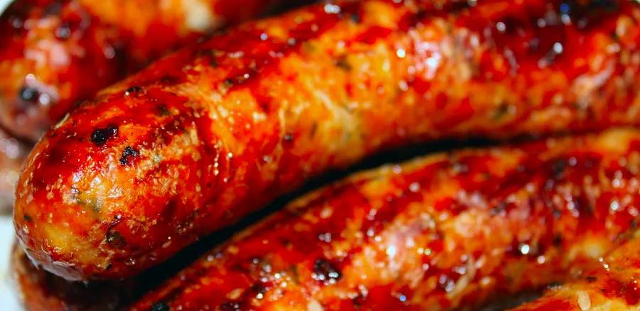 Grilled Wisconsin Bratwurst Sausages