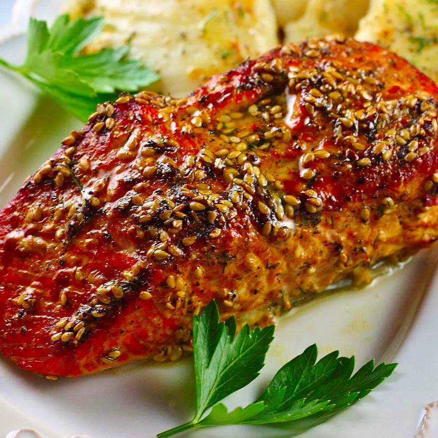 Cedar Plank Baked Salmon