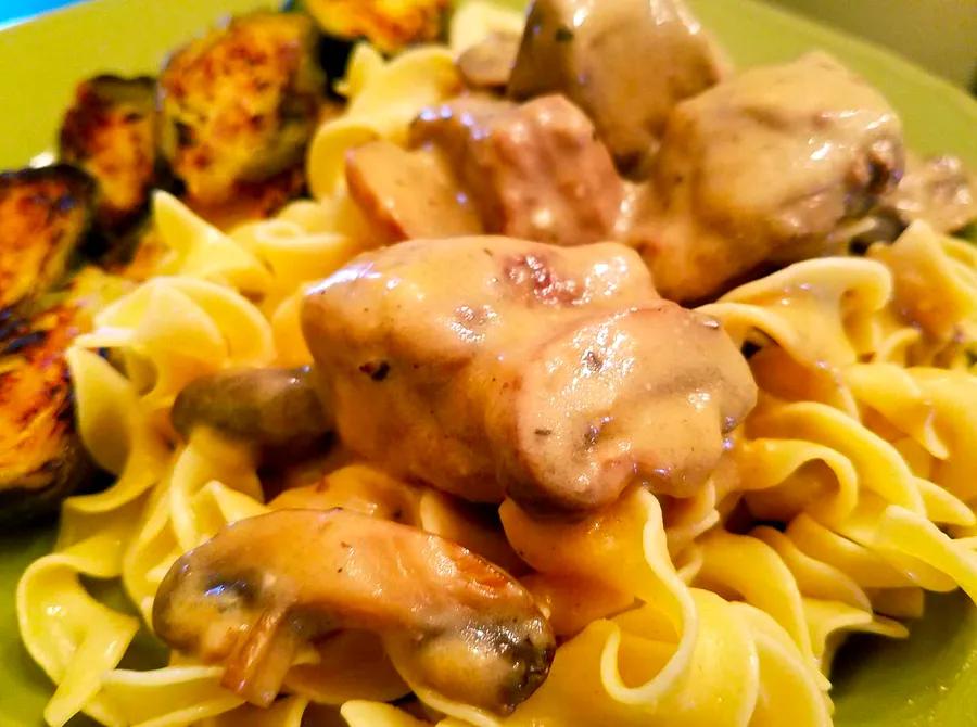 Mitzie's Savory Beef Stroganoff