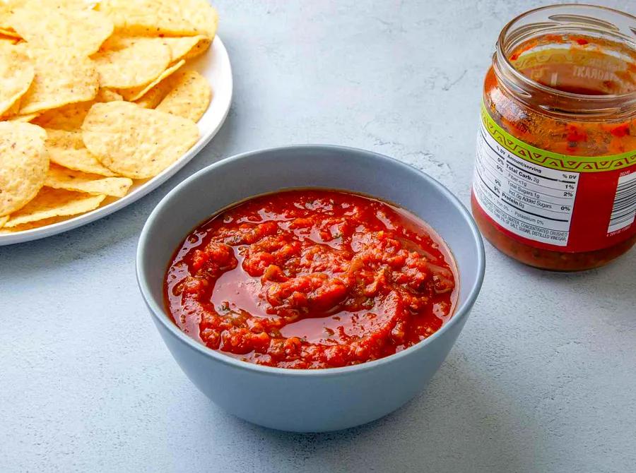 How long does an opened jar of salsa stay fresh in the fridge?