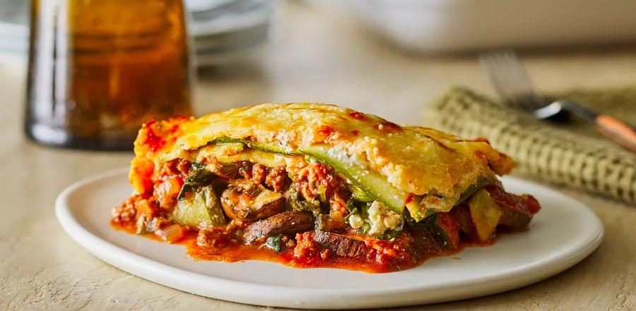 Zucchini Lasagna Without Noodles