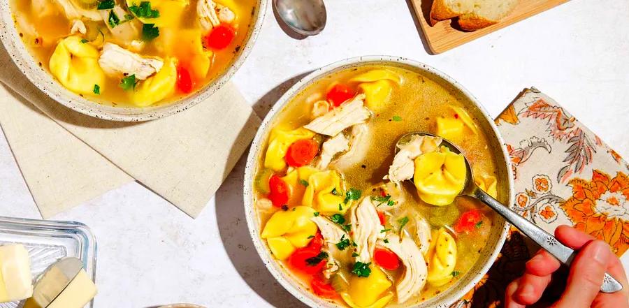 This Chicken Tortellini Soup from The Pioneer Woman Has Become My Go-To Comfort Dish