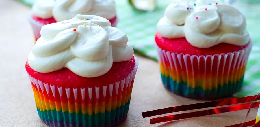 Rainbow Clown Cake