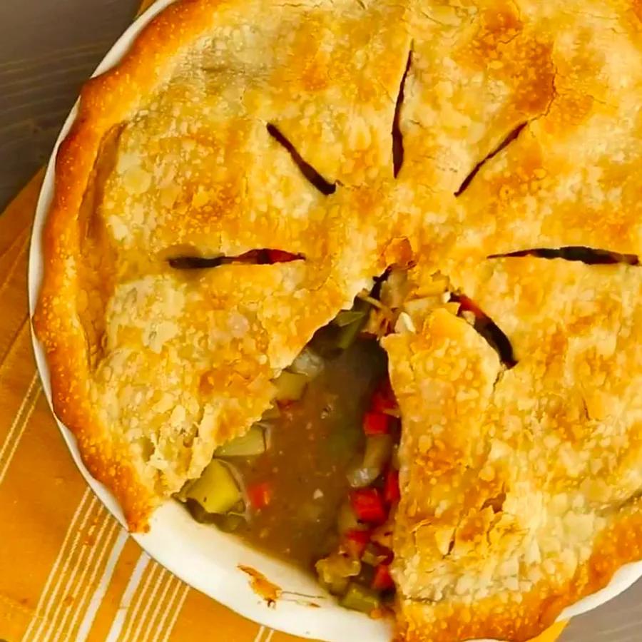 Vegetarian Pot Pie Delight