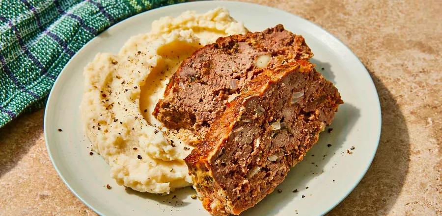 Keto Meatloaf with Pork Rinds