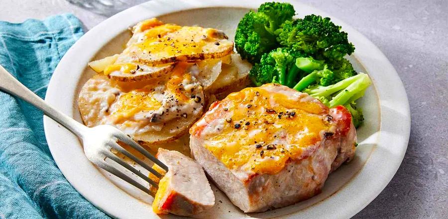 Pork Chop & Potato Bake