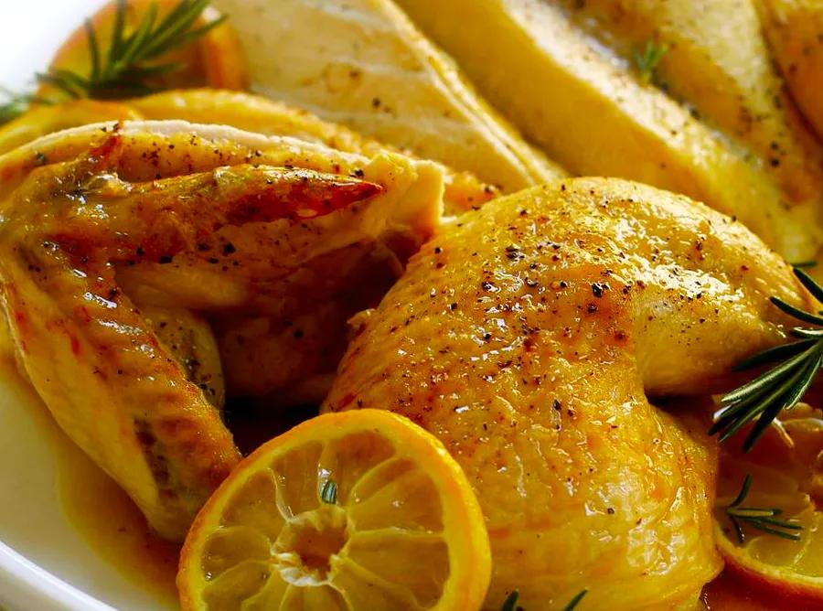 Lemon and Rosemary Butterflied Roast Chicken