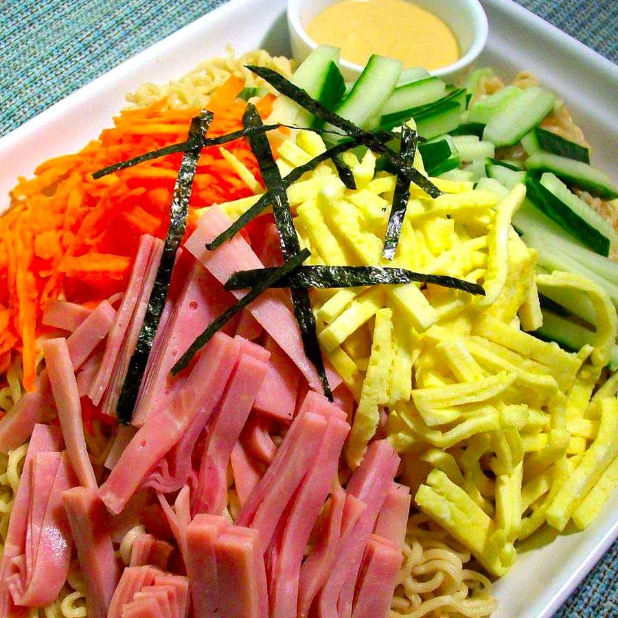 Cold Hiyashi Chuka Noodles