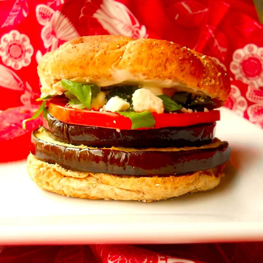 Roasted Eggplant Sandwiches