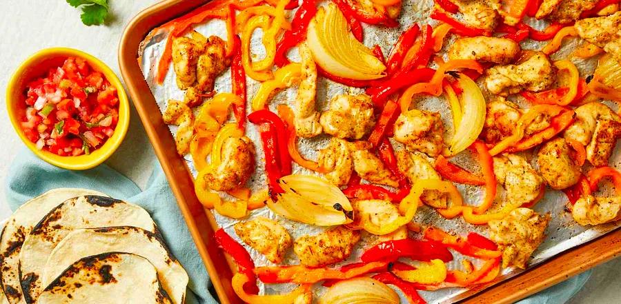 Sheet Pan Chicken Fajitas Recipe