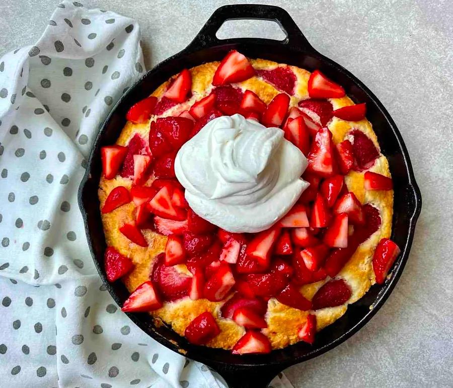 This Skillet Strawberry Shortcake is the Ultimate Springtime Dessert