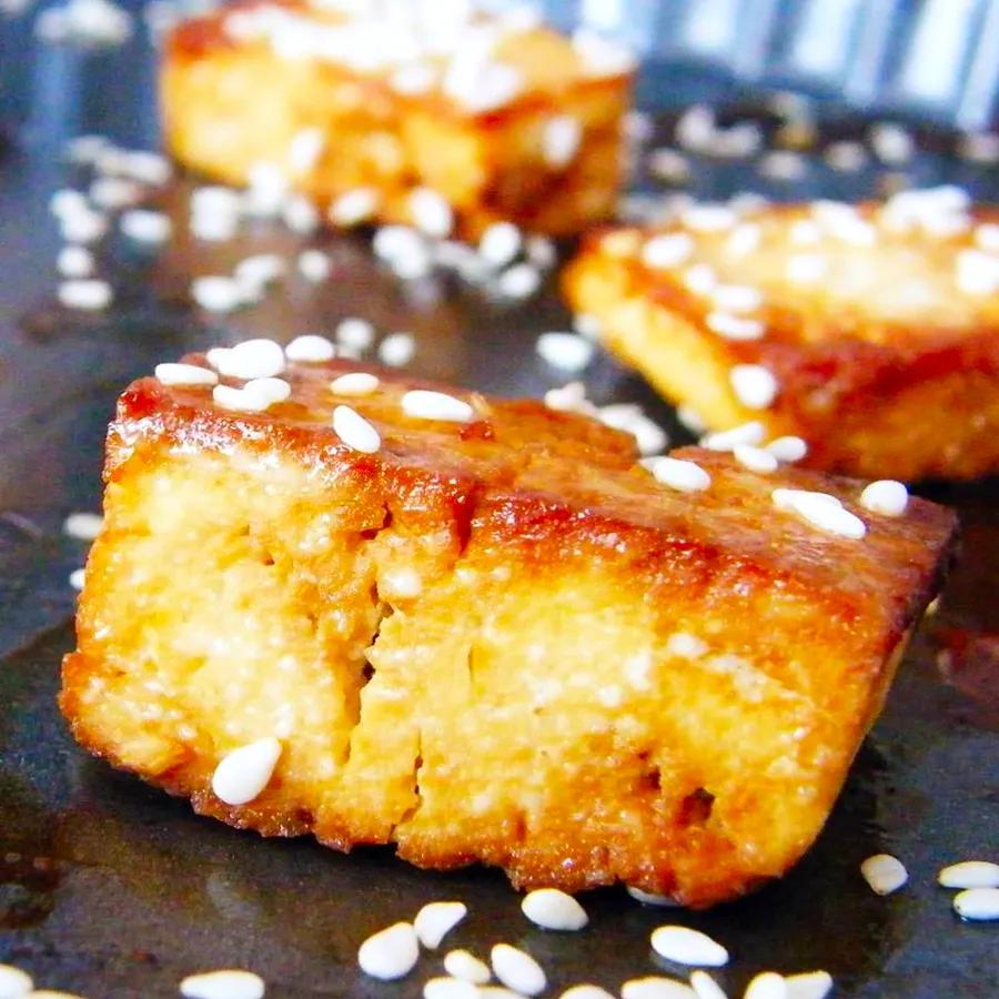 Garlic Ginger Marinated Tofu