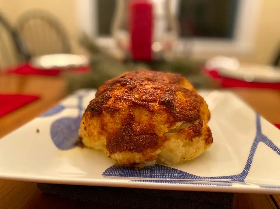 Parmesan-Crusted Roasted Cauliflower