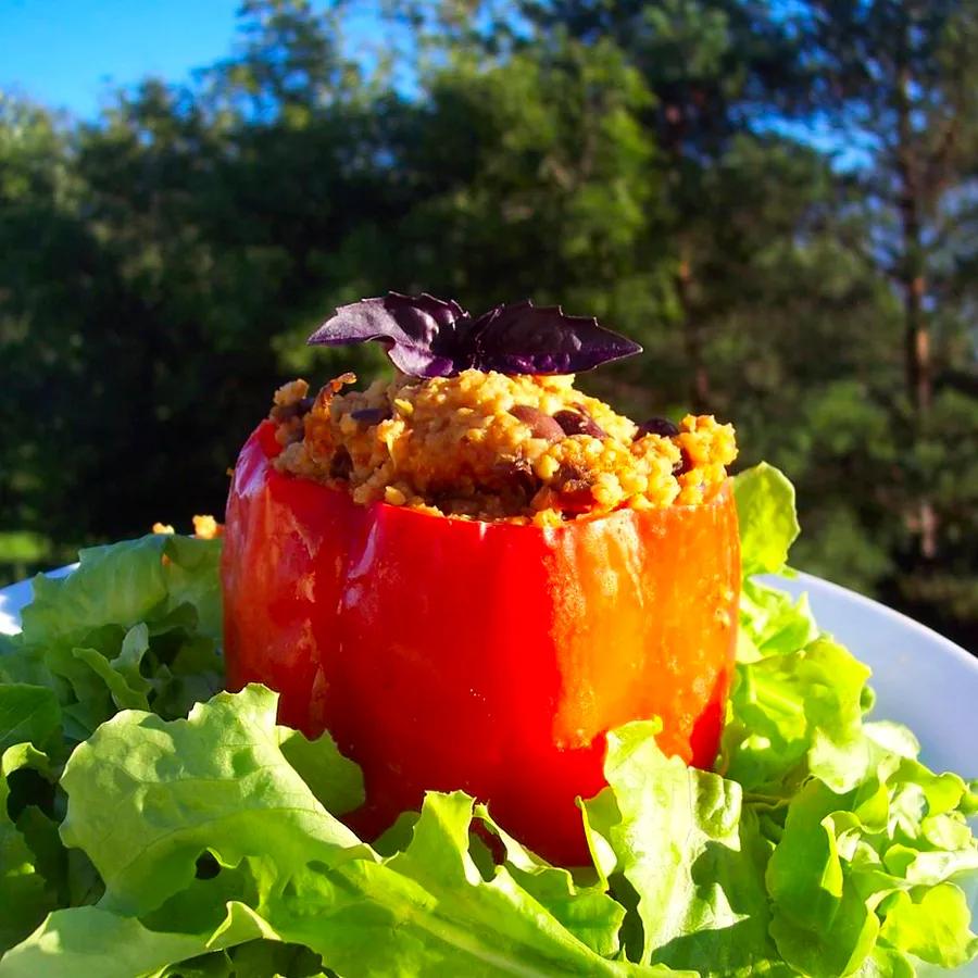 Stuffed Peppers with Millet