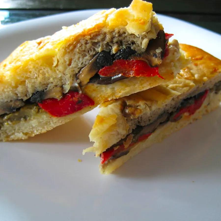 Mediterranean Grilled Veggie Sandwich