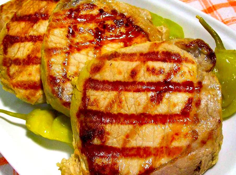 Dill Pickle-Marinated Pork Chops