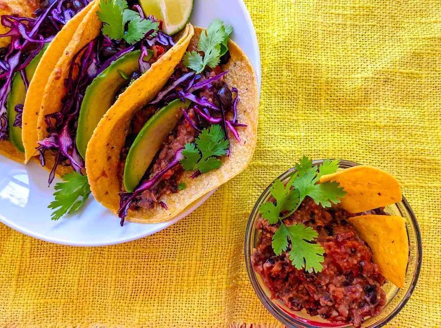 Vegan Bean Taco Filling Recipe