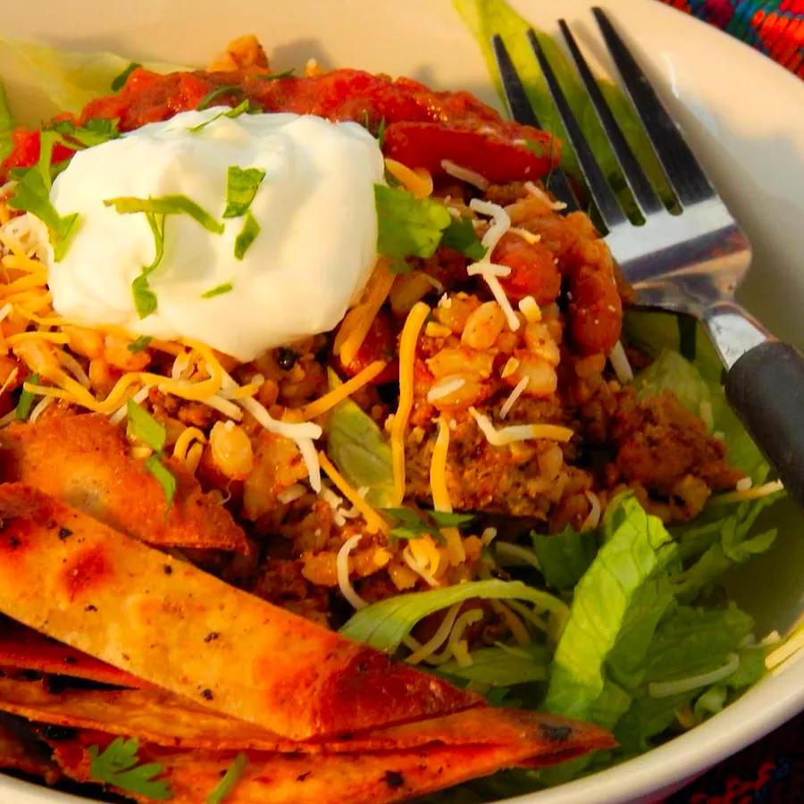 Skillet Burrito Bowl